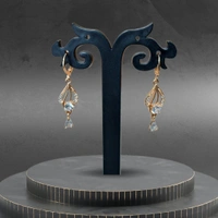 Fancy AD Micro Rose Gold Plated Studs.