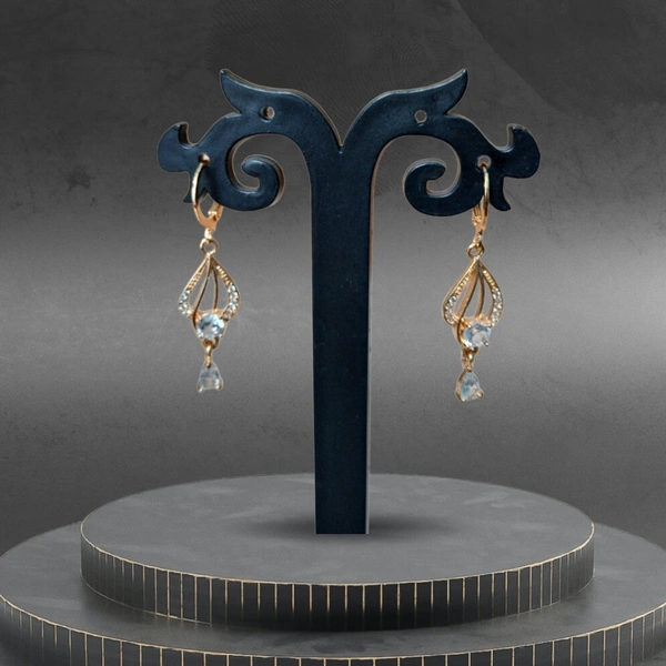 Fancy AD Micro Rose Gold Plated Studs.