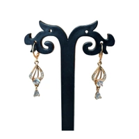 Fancy AD Micro Rose Gold Plated Studs.