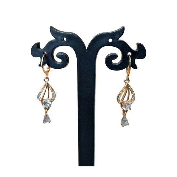 Fancy AD Micro Rose Gold Plated Studs.