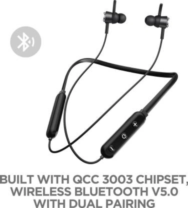 boAt Rockerz 275v2 Bluetooth Headset (Black, In the Ear) - BLACK