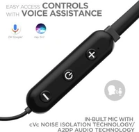 boAt Rockerz 275v2 Bluetooth Headset (Black, In the Ear) - BLACK