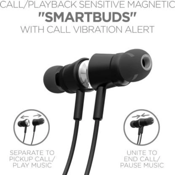 boAt Rockerz 275v2 Bluetooth Headset (Black, In the Ear) - BLACK