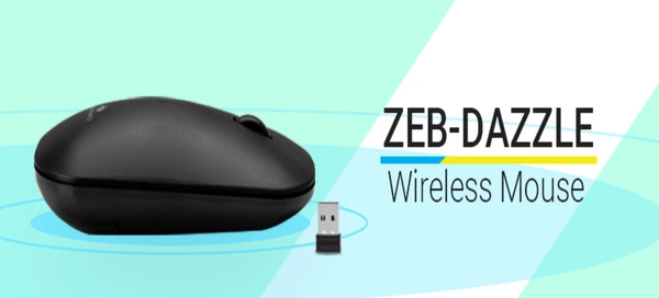 Zebro ZEB-DAZZLE Wireless Optical Gaming Mouse with Bluetooth - COD ,PHONEPAY,GOOGLE PAY,NETBANKING,UPI PAYMENT,DEBIT & CREDIT CARD PAYMENT.