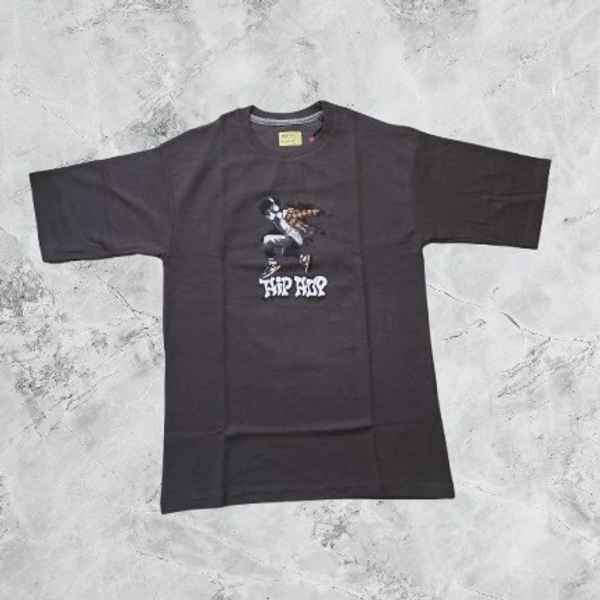 Men Dance Back Print Oversized fit T-shirt