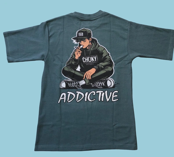 Addiction Addictive Oversized T-Shirt - M, Limed Spruce