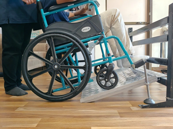 Acc-Red Height Adjustable Threshold Ramp - 8 inches, 24 inches, 30 inches