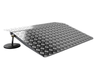 Acc-Red Height Adjustable Threshold Ramp - 8 inches, 24 inches, 30 inches