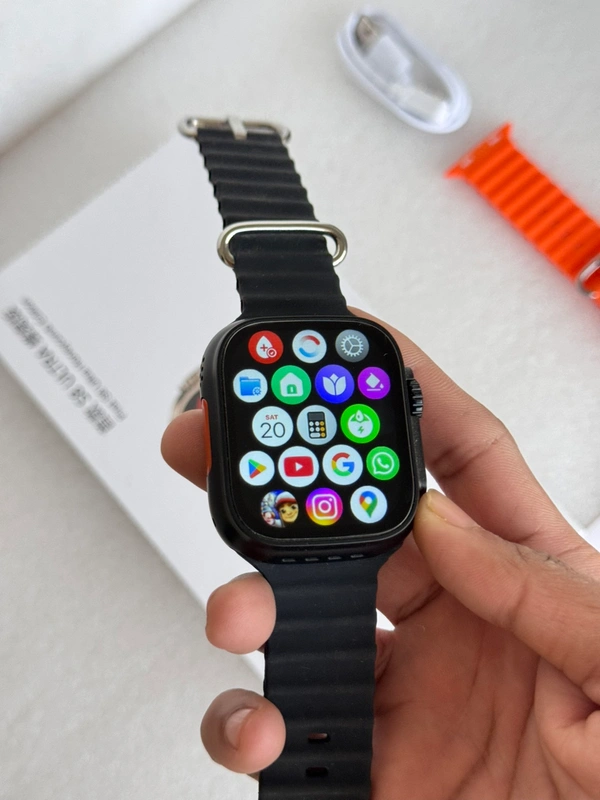 S8 Ultra Android Smart Watch - Black