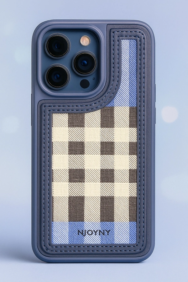 iPhone 15 Pro Max Silicon Case With 3D Fabric Texture