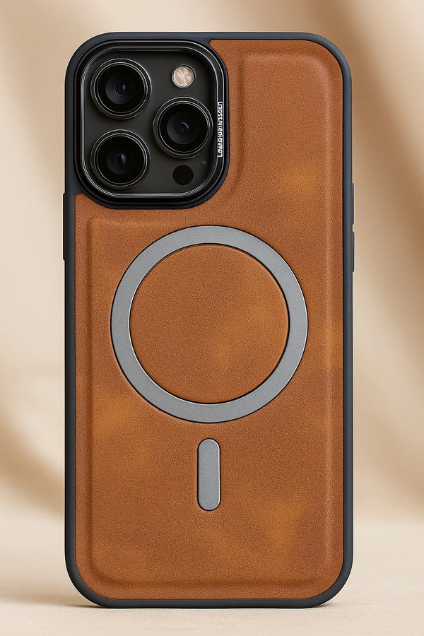 Premium Leather Case With MagSafe Compatibility  - iPhone 16