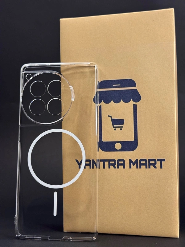 Clearcase For OnePlus 12R With MagSafe Compatibility And Lifetime Antiyellow Warranty 