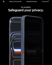For iPhone 17 / 17 Pro / 16 Pro - Spigen EZ Fit Privacy Tempered Glass With Installation Tray