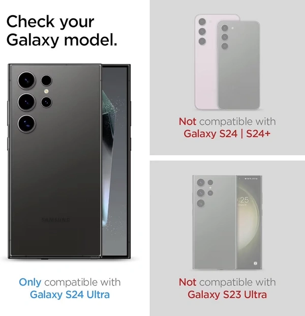 For Samsung S24 Ultra- Spigen EZ Fit Tempered Glass With Installation Tray