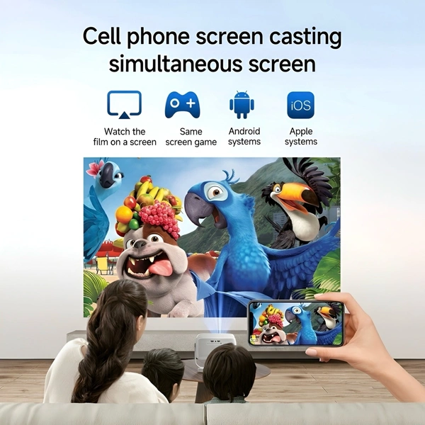 4K Full HD Android Projector | Convert Your Room Into The Cinema Hall