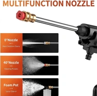 48Vh High Pressure Washer Gun | Portable, Cordless, Easy Rechargeable With Dual Battery