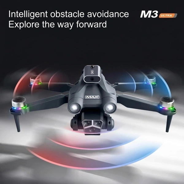 M3 Ultra Brushless Drone With Inbuilt Display Remote