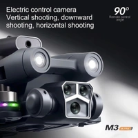 M3 Ultra Brushless Drone With Inbuilt Display Remote