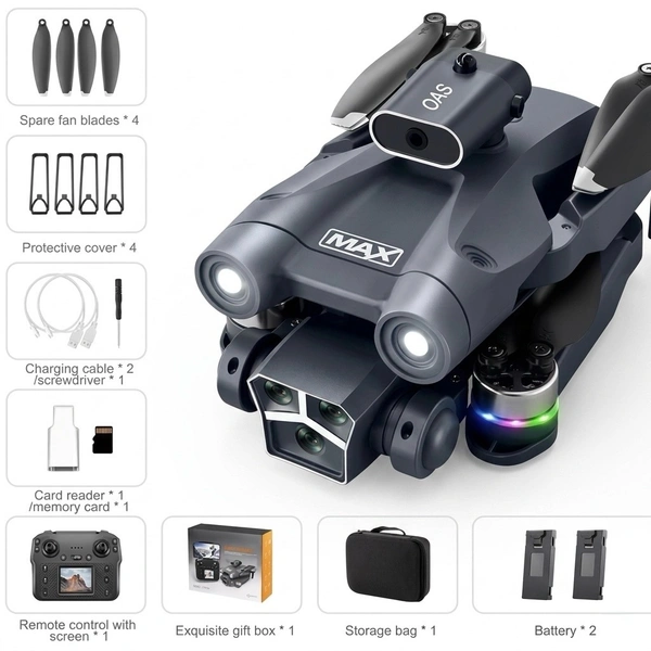M3 Ultra Brushless Drone With Inbuilt Display Remote
