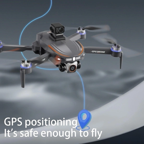 S28 GPS Drone With Inbuilt Display Remote, Brushless Motor And Obstacle Avoidance Sensor