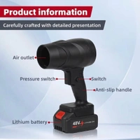 Wireless Jet Air Blower With 48Vh Long Lasting Battery