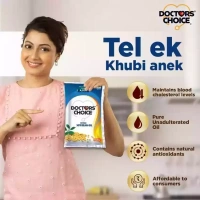 Doctors' Choice Refined Soyabean Oil Pouch - 1 L - 1 L