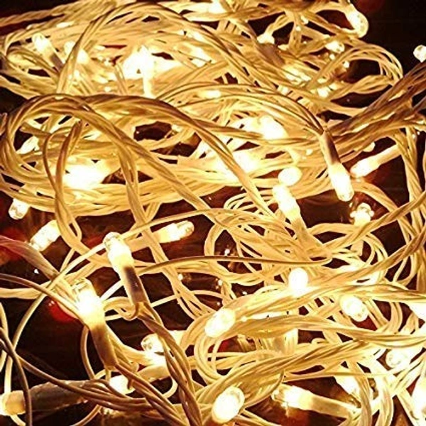 YELLOW Rice Bulb Lights Combo - 10 Feet, 10 Pcs - Yellow