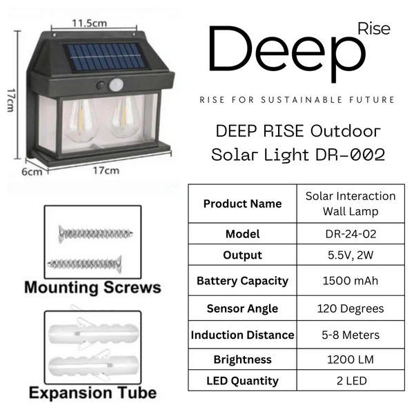 DEEP RISE Outdoor Solar Light DR-002
