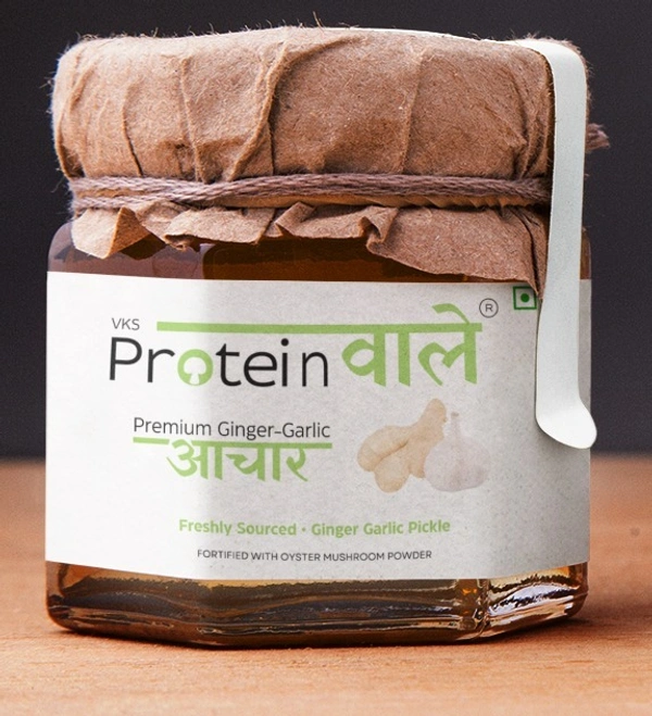 ProteinWaale Premium Ginger-Garlic Achaar - 150 Grams