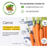 Orange Carrots - 250 Grams