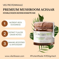 ProteinWaale Premium Mushroom Achaar, 150gx3 - 150gx3
