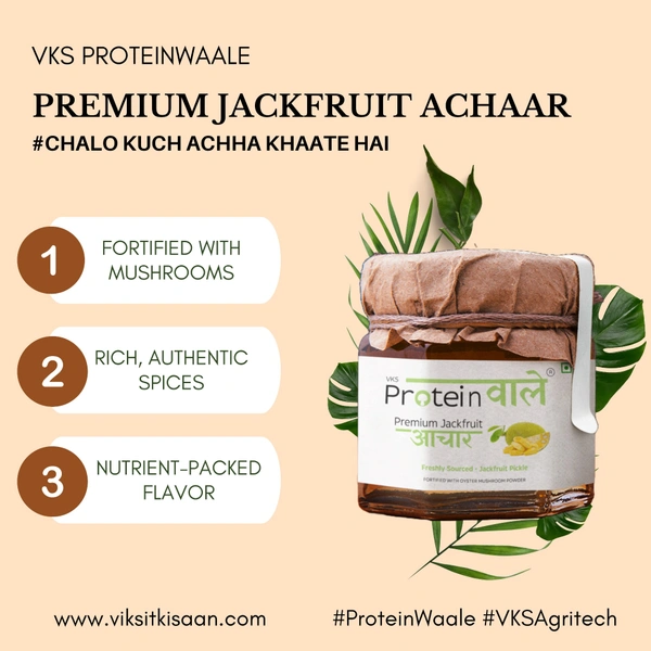 ProteinWaale Premium Jackfruit Achaar, 150g - 150 Grams