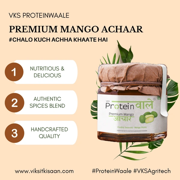ProteinWaale Premium Mango Achaar - 150 Grams