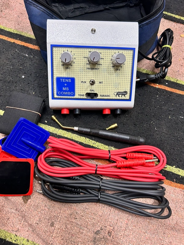 2 Channels Combi Tens With MS Faradic Machine 