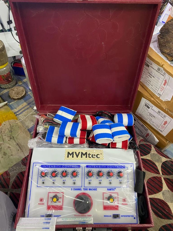 Ramtec 8 Channels Tens Machine With All Accessories And Box