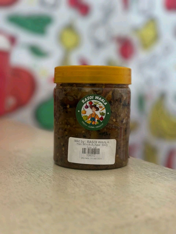 Hari Mirch Achaarn 500 grams