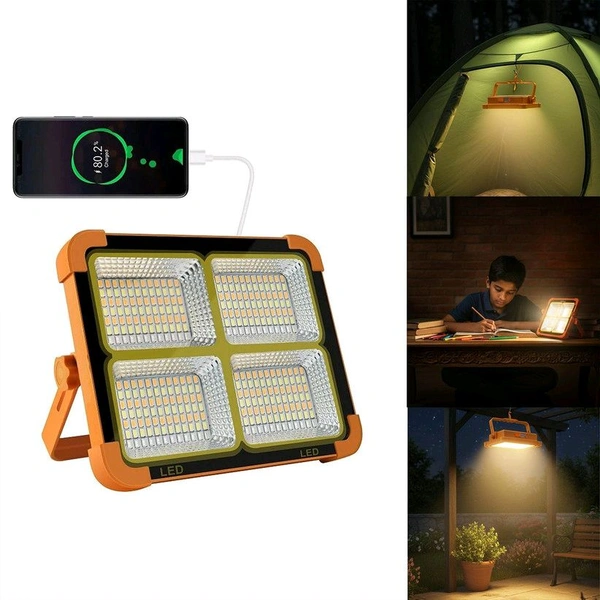 Ameezo Rechargeable Solar Flood Light 100w