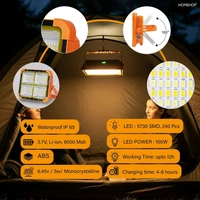 Ameezo Rechargeable Solar Flood Light 100w