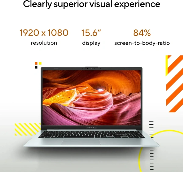 ASUS Vivobook Go 15 AMD Ryzen 3 Quad Core 7320U - (16 GB /512 GB SSD/Windows 11 + Office 2024 - Java, AMD R3 7320U