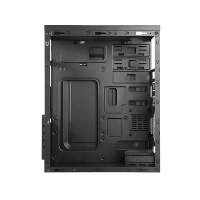 CIRCLE GLARE 3.0 C-DOT CPU Cabinet - Black | Stylish and Functional Micro ATX Case - GLARE