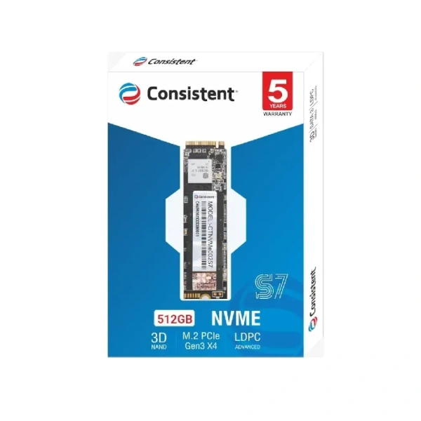 Internal SSD NVMe - 512GB, CONSISTENT