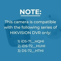 HIKVISION Hikvision 2MP Hybrid HD Bullet Camera With Audio Dual Light - Dual Light, 2MP