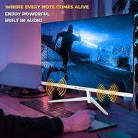 LAPCARE Gaming LED Monitor LM22WHD-SP - 22" (54.61CM) With In-Built Speaker, FHD Display|Refresh Rate 60Hz|1920 X 1080| 16:9 Aspect Ratio, Response 5ms |Metal Stand & VGA+ HDMI Ports (3 Year Warranty) - LM22WHD-SP, LAPCARE, 22 inch