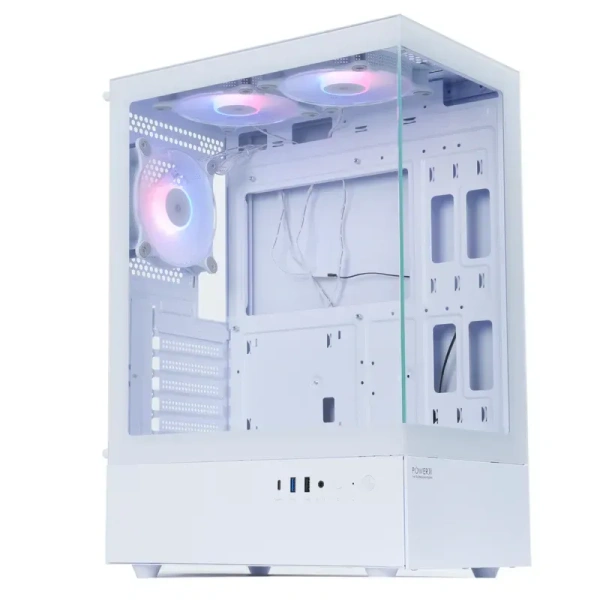 POWERX V700 ULTRA ATX CABINET WITH 650W SMPS - V700 ULTRA, WHITE