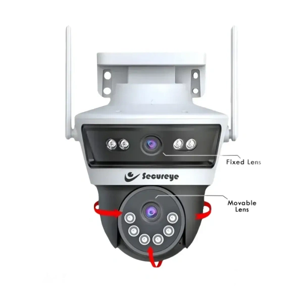 Secureye SECUREYE DEFENDER DUO 4G IP PTZ 3MP CAMERA WITH DUAL LENS - DEFENDERDUO 4G, Secureye, 3MP+3MP