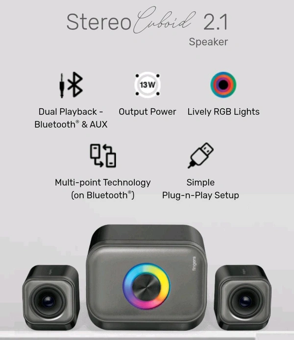 FINGERS BLUETOOTH SPEAKER - CUBOID 2.1