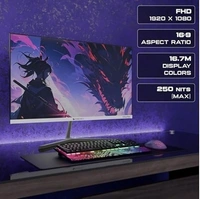 ZEBRONICS 22” (54.6 cm) Bezel-Less LED Monitor, 100Hz Refresh Rate, FHD Display, HDMI, VGA, FHD 1920x1080, 250nits, 16:9 Aspect Ratio, Anti-Glare Screen - ZEBRONICS, 22 inch