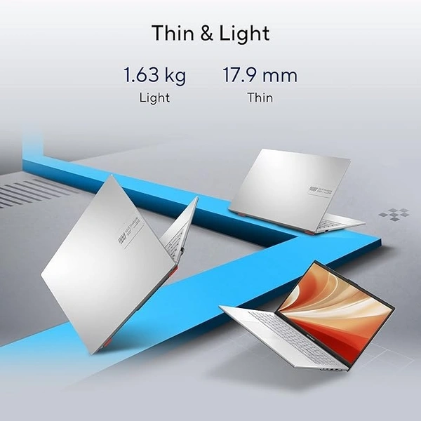 ASUS Vivobook 15, Intel Core i3-N305 (Intel UHD iGPU/8GB RAM/512GB SSD/FHD/15.6"/Windows 11//Office Home 2024/Cool Silver/Bag - Silver, Intel Core i3, 12th