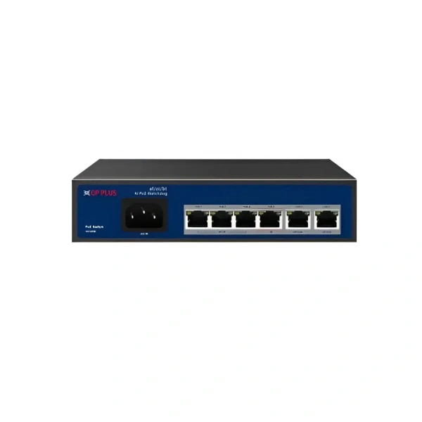 CP-Plus Poe Switch 4 Port (4 FE + 2 FE Port) - 4 FE + 2 FE Port, CPPLUS