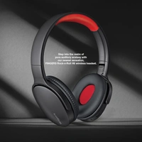 FINGERS Rock-n-Roll H6 Bluetooth Headphones - WIRELESS, ROCK-N-ROLL, Red